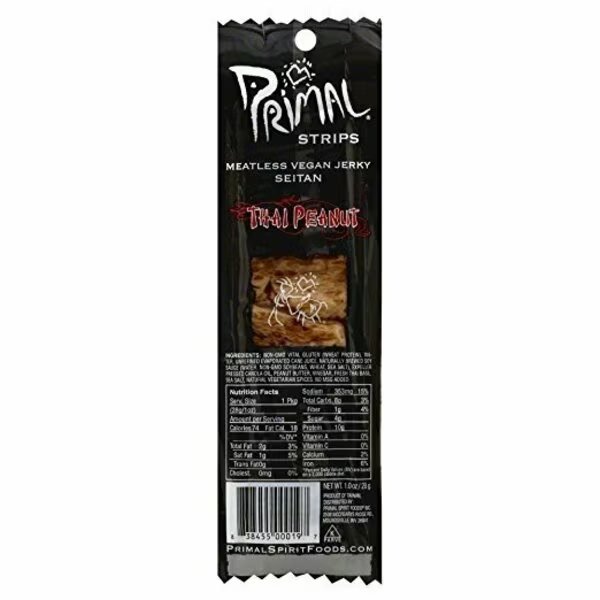 MEATLESS JERKY, THAI PNUT, Primal Strips, Mfr#: 00185439